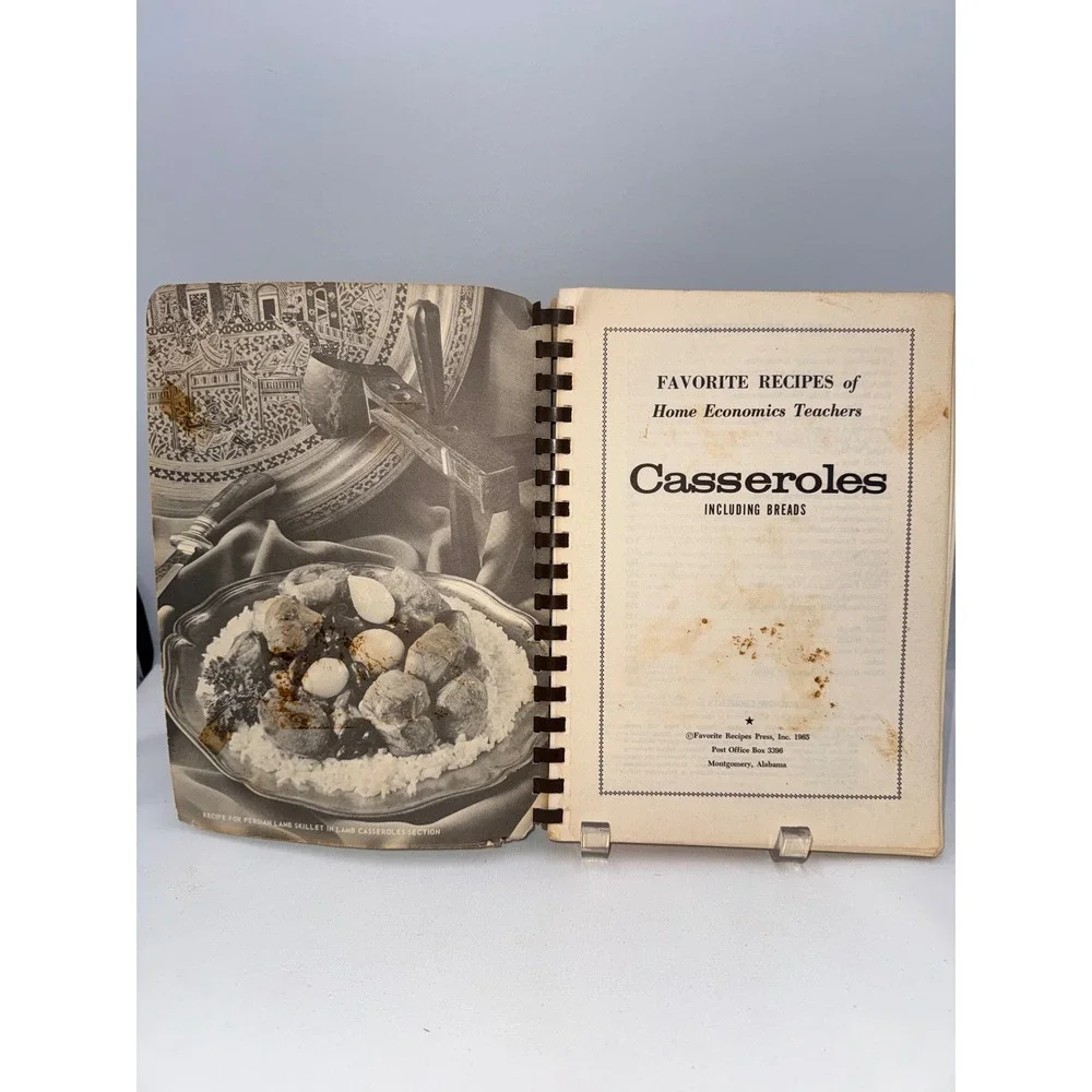 Favorite Recipes Home Economics Teachers Casseroles 1965 Book Multicolor Fair